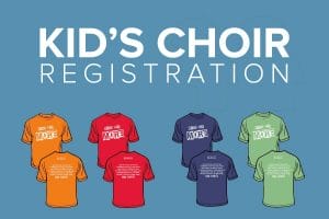 kids choir registration