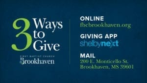 three ways to give